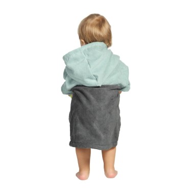 Köp Essential Baby Poncho Towel Changing Robe - Teal - Kläder på H2...