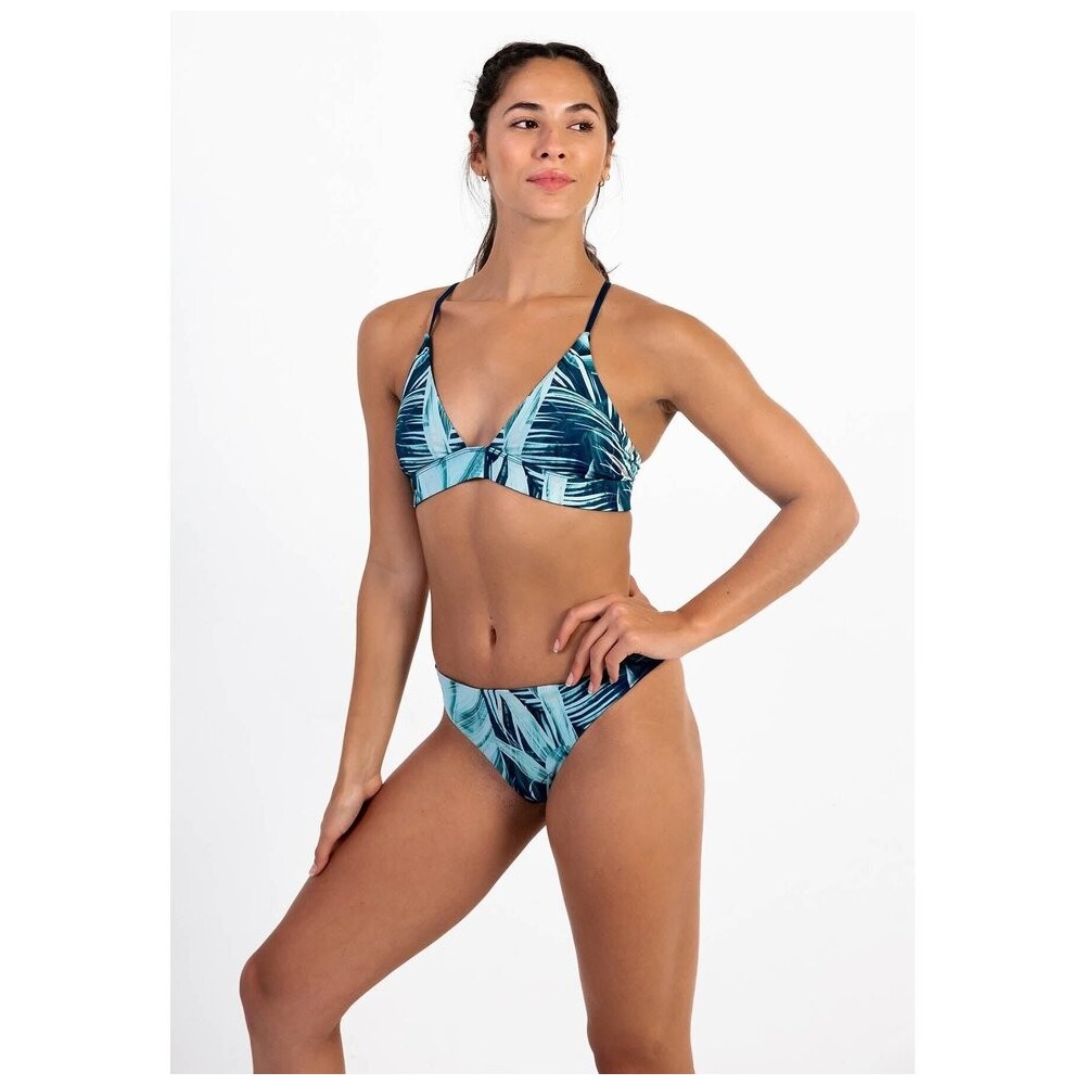 Hermosa Reversible Bikini Top - Bamboo Tropics