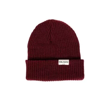 Icelantic logo beanie - cranberry